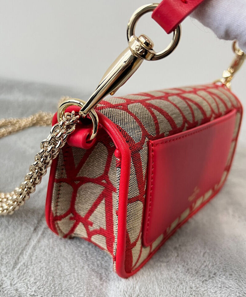 Valentino Small Loco Toile Iconographe Shoulder Bag